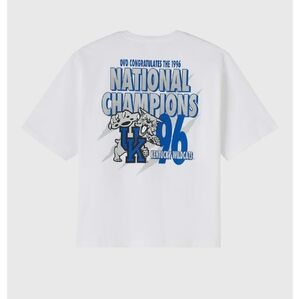OVO x Kentucky Wildcats White 'National Champions 96' Short Sleeve Tee